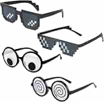 Amazon.co.jp: Kemxing パーティーメガネ モザイクサングラス 4